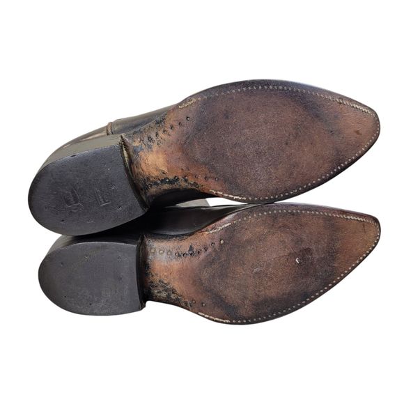 Justin‎ Vintage Exotic Caribou Cowboy Boots Women\'s Size 7D main image 5